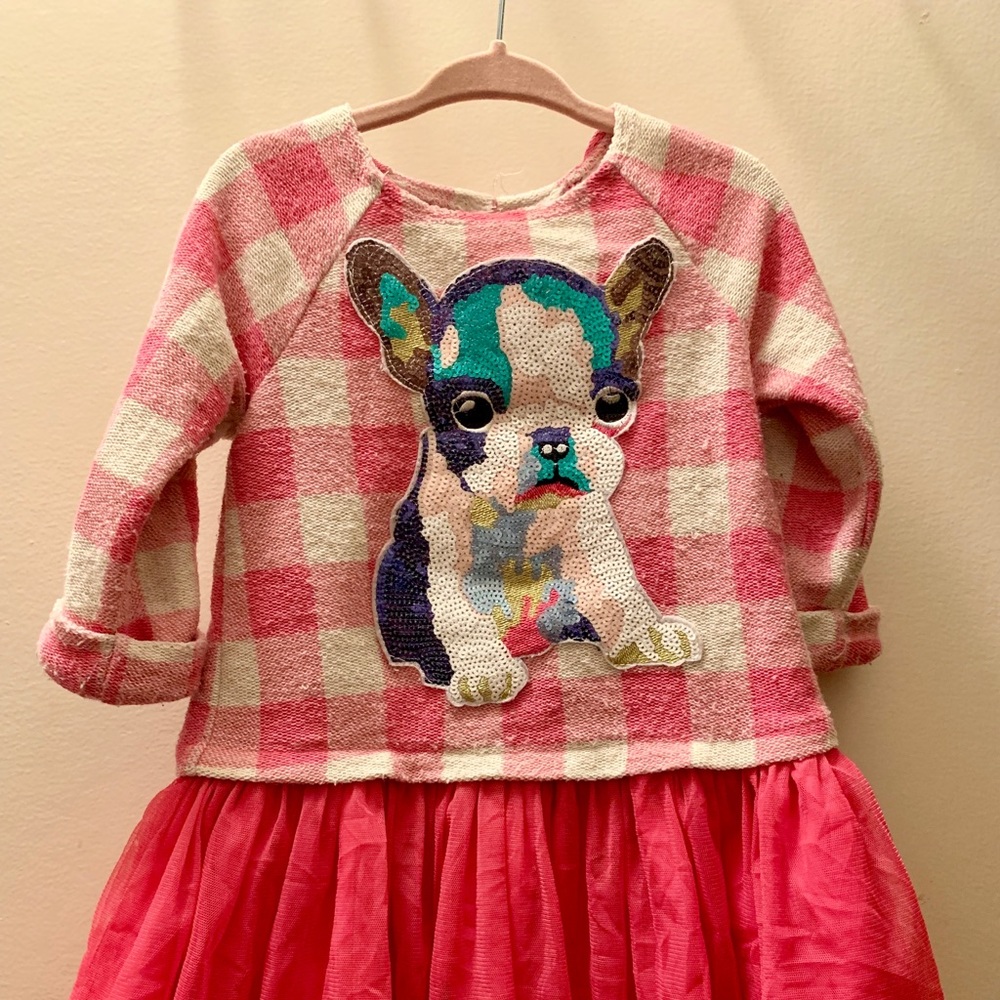 Adorable French bulldog dress